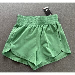 adidas | Women's 3-Stripes High Rise Pacer Training Running Shorts | NWT | 2XS